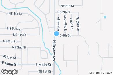 Map image of the property - 2100 NE 4th St