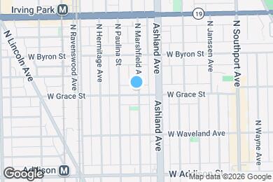 Map image of the property - 3455 N Wolcott Ave
