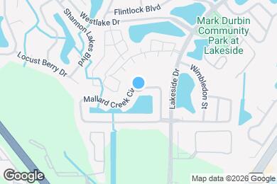 Map image of the property - 2143 Mallard Creek Cir