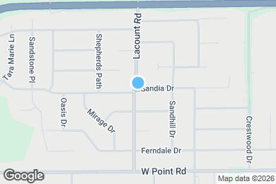 Map image of the property - 2997 Sandia Dr