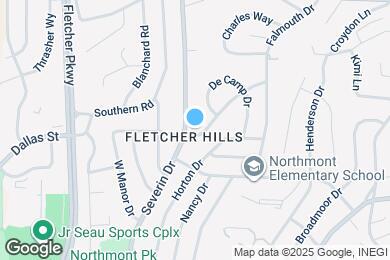 Map image of the property - 9310 Manor Dr