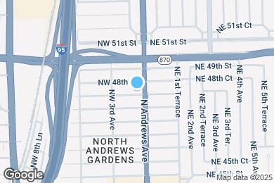 Map image of the property - 61 NW 48th St