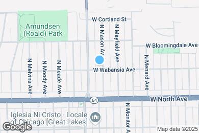 Map image of the property - 1704 N Mason Ave