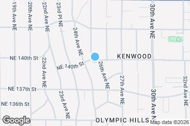 Map image of the property - 2505 NE 140th St