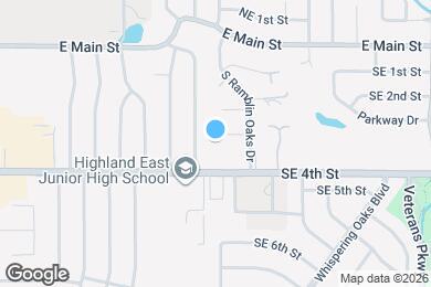 Map image of the property - 1304 SE 3rd St