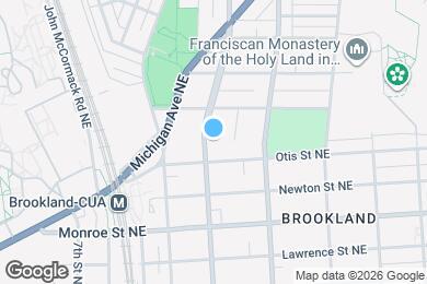 Map image of the property - 3719 12th St NE