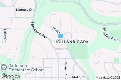 Map image of the property - 807 Warren St