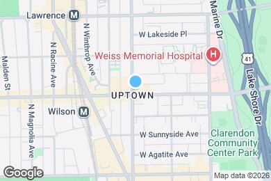 Map image of the property - Sheridan Plaza - 4607 N Sheridan Rd