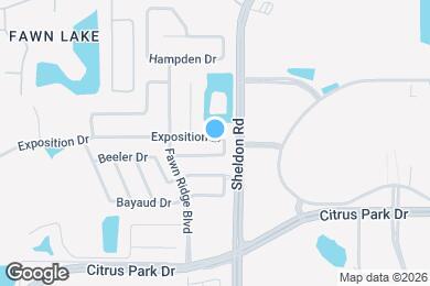 Map image of the property - 8719 Exposition Dr