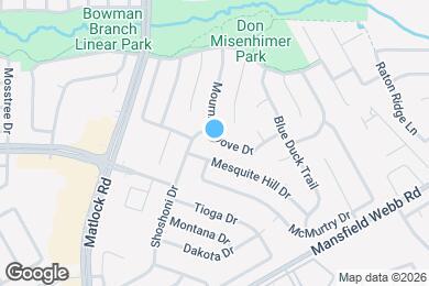 Map image of the property - 8002 Mourning Dove Dr
