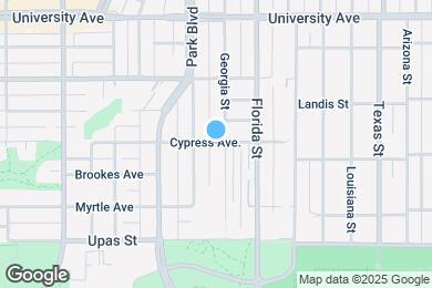 Map image of the property - 1821 Cypress Ave