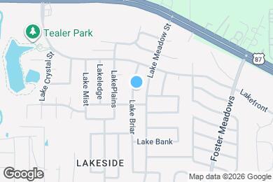 Map image of the property - 2706 Lake Briar