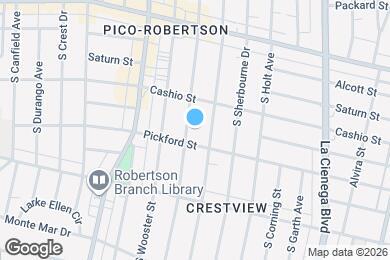 Map image of the property - 1534 South Shenandoah Street