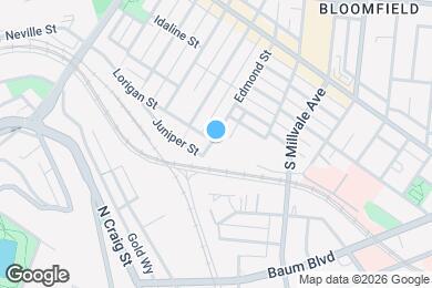 Map image of the property - 753 Edmond St