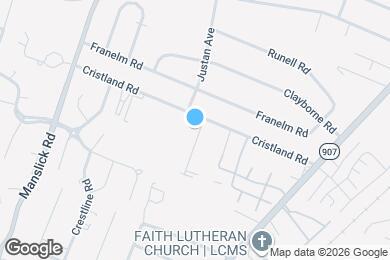 Map image of the property - 7608 Greenfield Ave