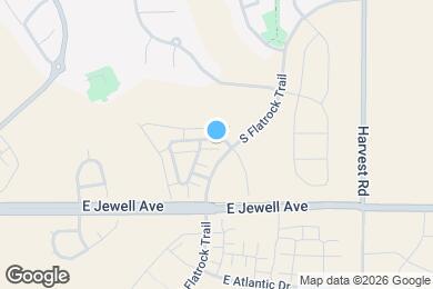 Map image of the property - 1764 S Flat Rock Way