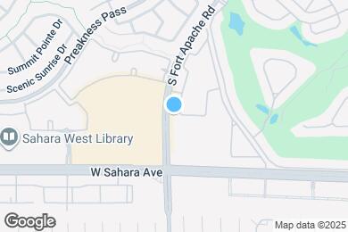 Map image of the property - 2200 S Fort Apache Rd