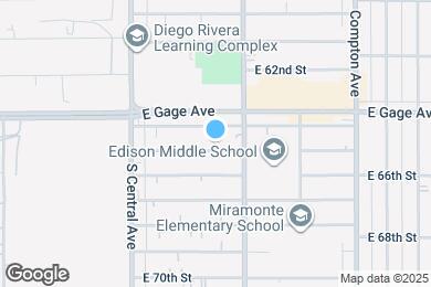 Map image of the property - 1227 1/2 E 65th St