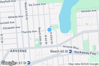 Map image of the property - 461 Beach 63rd St