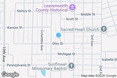 Map image of the property - 1428 6th Ave