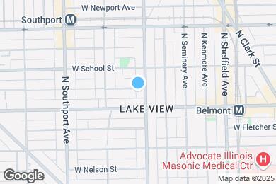 Map image of the property - 1211 W Melrose St