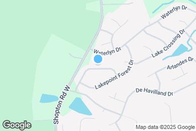 Map image of the property - 11704 Village Pond Dr