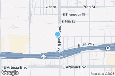 Map image of the property - 6795 Paramount Blvd