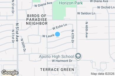 Map image of the property - 4808 W El Caminito Dr