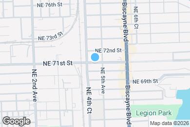 Map image of the property - 442 NE 71st St