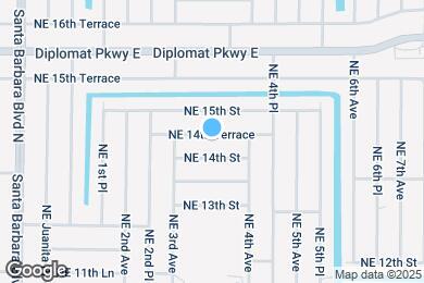 Map image of the property - 322 NE 14th Terrace