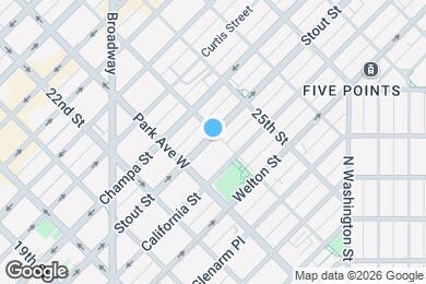 Map image of the property - 2376 Stout St
