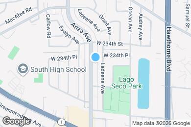 Map image of the property - 23446 Anza Ave