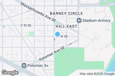 Map image of the property - 1711 D St SE