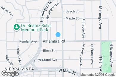 Map image of the property - 2060 Crestlake Ave