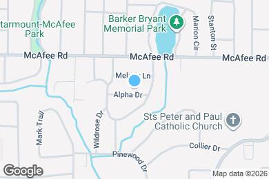 Map image of the property - 2262 Alpha Dr