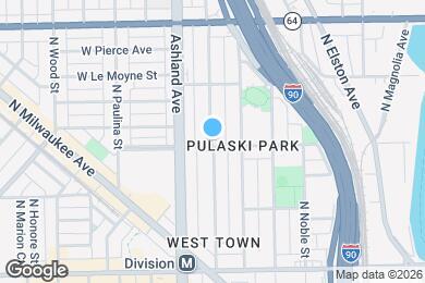 Map image of the property - 1401 N Bosworth Ave