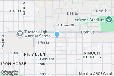 Map image of the property - 420 N Park Ave