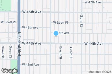 Map image of the property - 4439 Bryant St