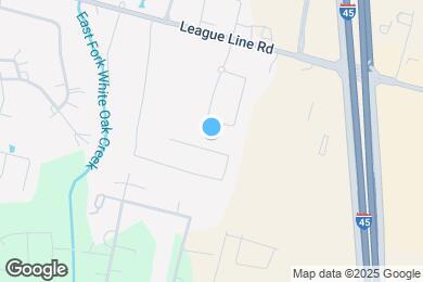Map image of the property - 1718 Park Oak Drive