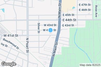 Map image of the property - 43 W 41st St