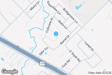 Map image of the property - 14343 Shady Br Trl