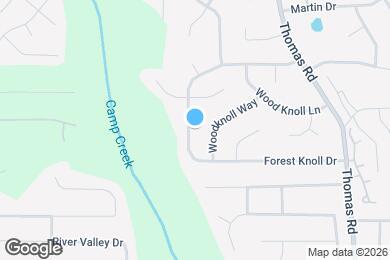Map image of the property - 9380 Forest Knoll Dr