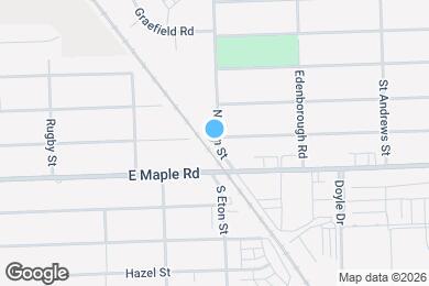 Map image of the property - 335 N Eton St
