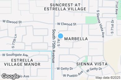 Map image of the property - 3811 S 74th Dr