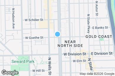 Map image of the property - 1258 N La Salle Dr