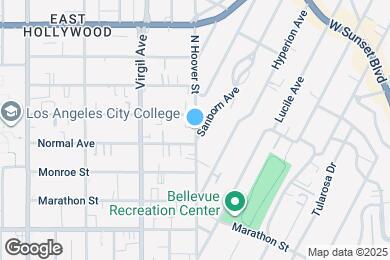 Map image of the property - 873 N Hoover St