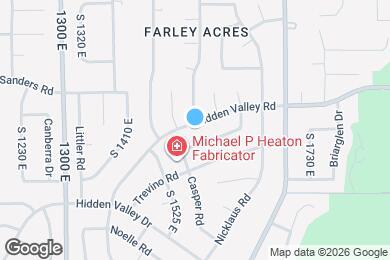 Map image of the property - 1572 E Hidden Valley Rd