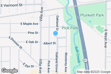 Map image of the property - 180 Oakland Grove