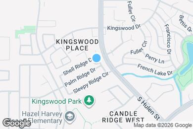 Map image of the property - 4604 Palm Ridge Dr