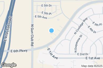 Map image of the property - 23541 E 2nd Pl